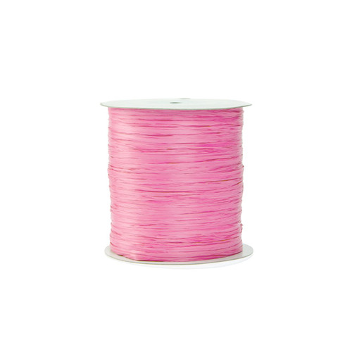 Raffia Wrap Ribbon (500yd) - Light Pink
