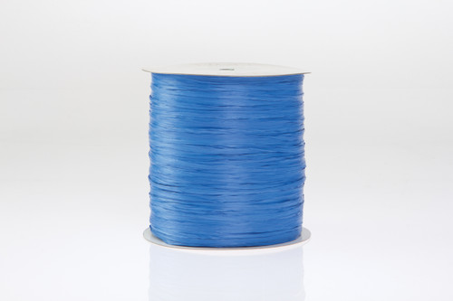Raffia Wrap Ribbon (500yd) - Royal / Periwinkle Blue