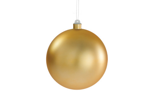 200mm Plastic Display Ball - Matte Gold