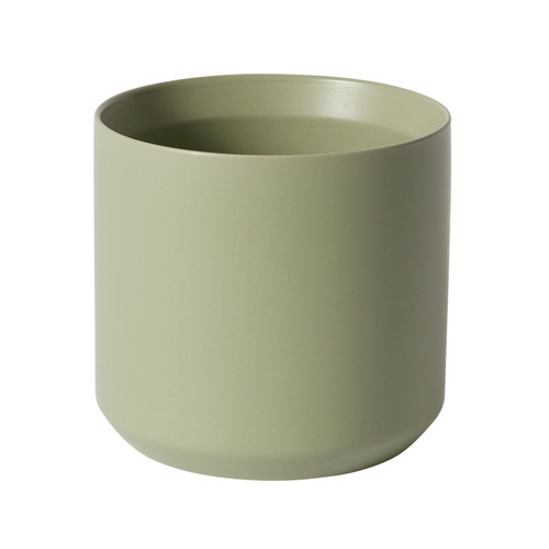 7in Wide Kendall Ceramic Pot - Green