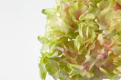 28in Hydrangea Stem - Pink Green