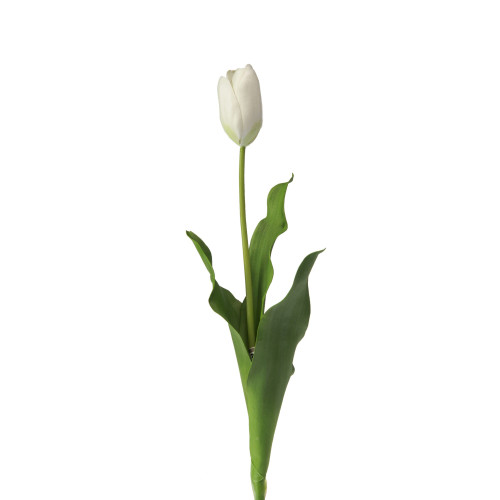 29in Natural Touch Dutch Tulip - White