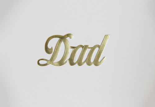 Decorative Word Script - Dad