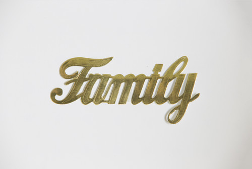 Decorative Word Script - Family