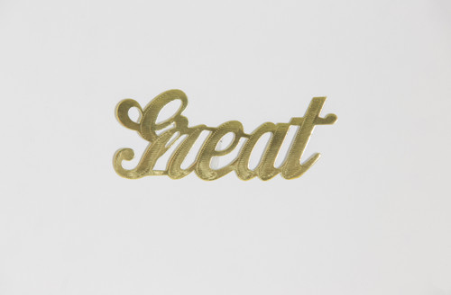 Decorative Word Script - Great