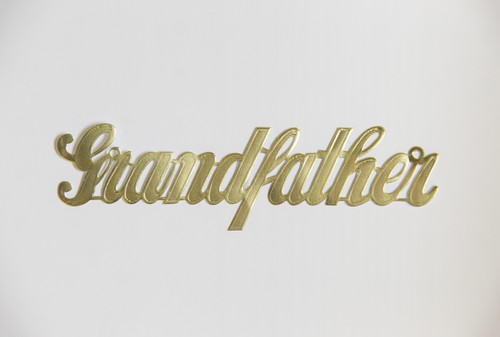 Decorative Word Script - Grandfather