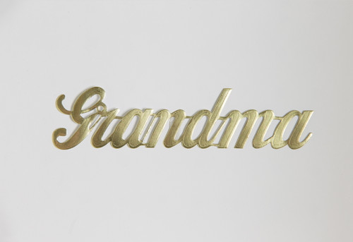 Decorative Word Script - Grandma