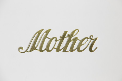 Decorative Word Script - Mother