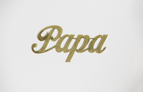Decorative Word Script - Papa