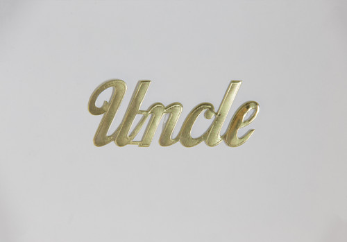 Decorative Word Script - Uncle