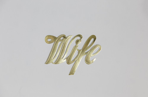 Decorative Word Script - Wife
