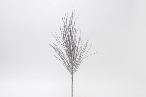 26in Glitter Coral Spray - Silver