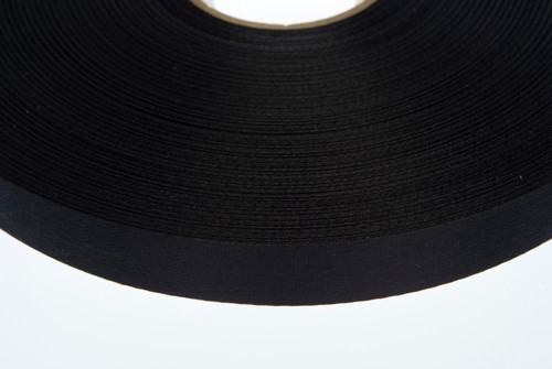 #3 Plain Satin Ribbon (100yd) - Black