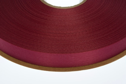 #3 Plain Satin Ribbon (100yd) - Burgundy