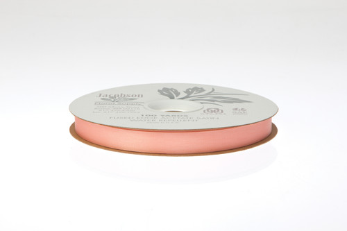 #3 Plain Satin Ribbon (100yd) - Coral