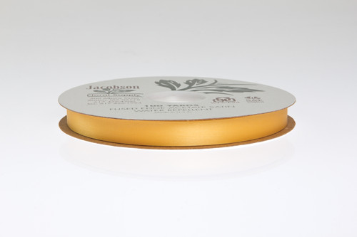 #3 Plain Satin Ribbon (100yd) - Old Gold