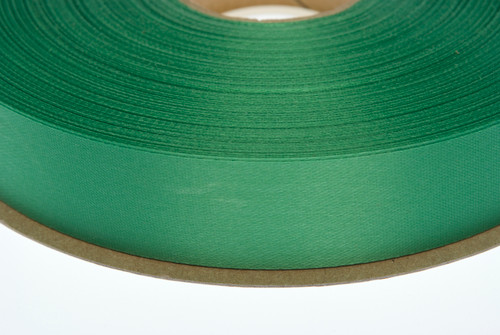 #5 Plain Satin Ribbon (100yd) - Holiday Green