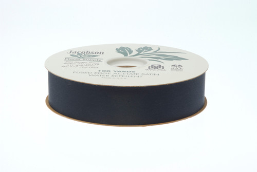 #9 Plain Satin Ribbon (100yd) - Black