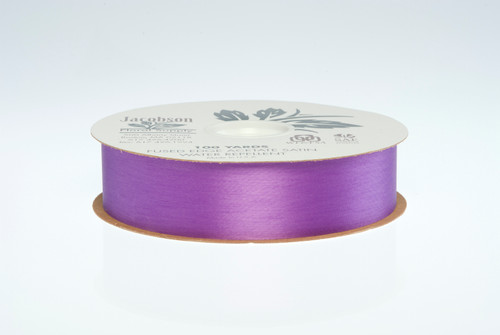 #9 Plain Satin Ribbon (100yd) - Purple