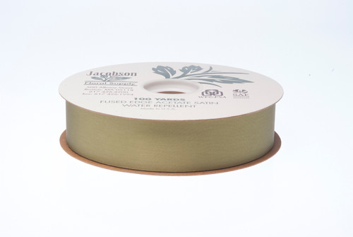 #9 Plain Satin Ribbon (100yd) - Moss