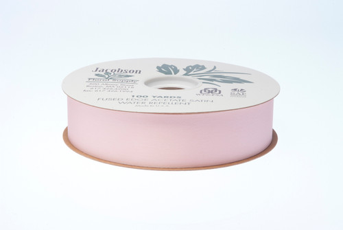 #9 Plain Satin Ribbon (100yd) - Baby Pink