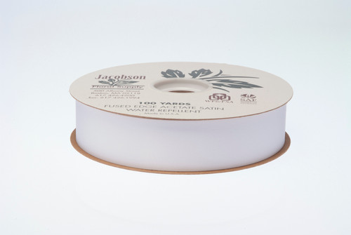 #9 Plain Satin Ribbon (100yd) - White