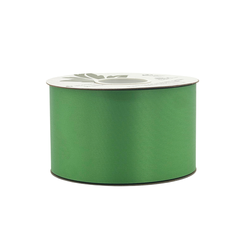 #40 Plain Satin Ribbon (50yd) - Forest Green