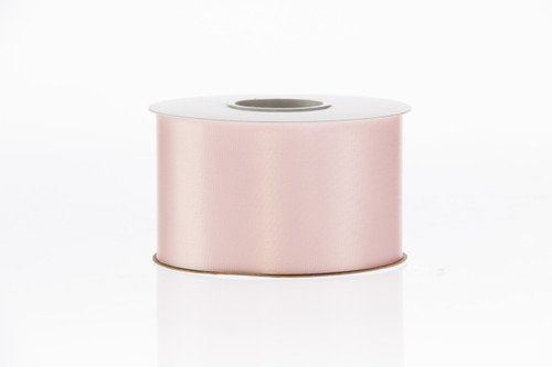 #40 Plain Satin Ribbon (50yd) - Baby Pink