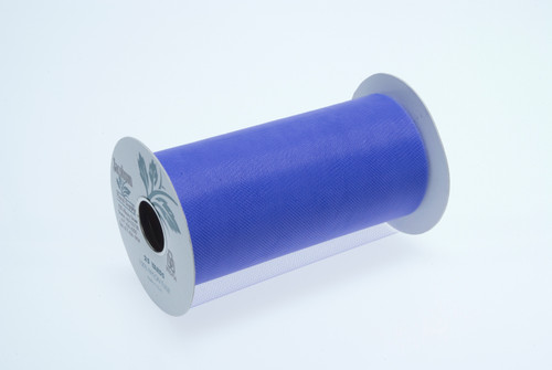 6in Wide Nylon Tulle Ribbon (25yd) - Lavender