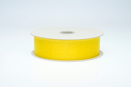 #9 Monofilament Organza Ribbon (100yd) - Daffodil