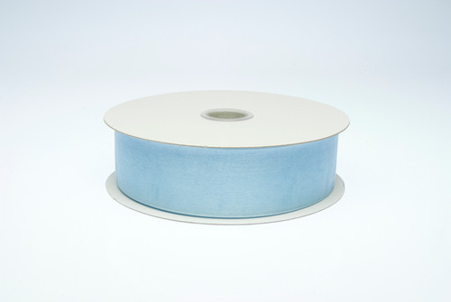 #9 Monofilament Organza Ribbon (100yd) - Lite Blue