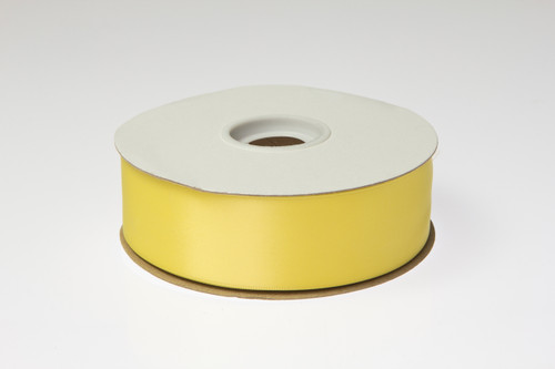 #9 Premium Double Face Satin Ribbon (50yd) - Lemon