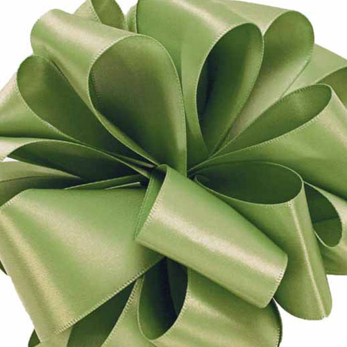 #9 Premium Double Face Satin Ribbon (50yd) - Moss