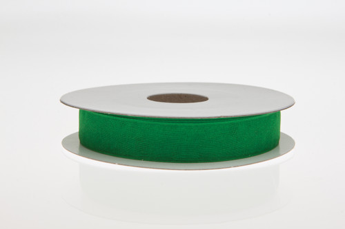 #3 Chiffon Organza Ribbon (25yd) - Emerald