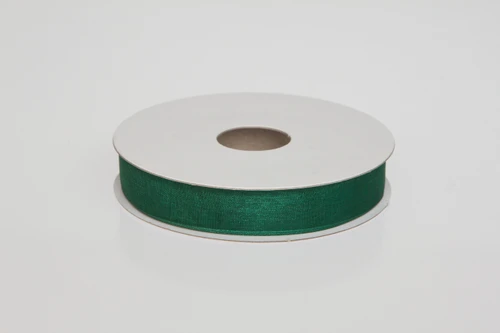 #3 Chiffon Organza Ribbon (25yd) - Hunter