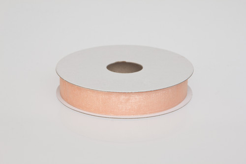 #3 Chiffon Organza Ribbon (25yd) - Peach