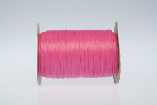 Raffia Wrap Ribbon (100yd) - Fuchsia