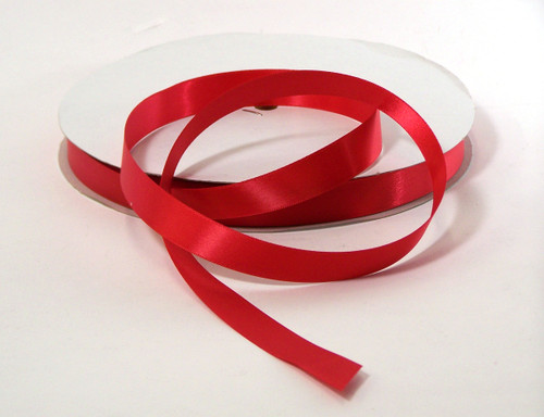 #3 Premium Double Face Satin Ribbon (100yd) - Red