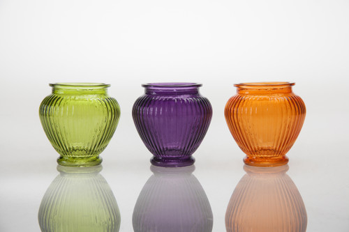 6in Tall Glass Ginger Jar - Sierra (Assorted)