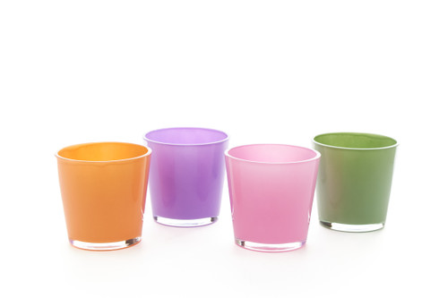 5in Flared Glass Churchill Vase - Wildflower (Assorted)