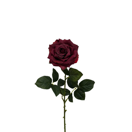 24in Rose Spray - Burgundy