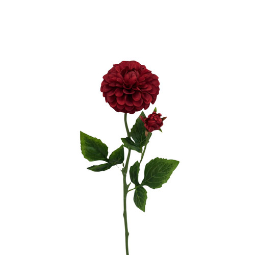 23in Dahlia Spray - Red