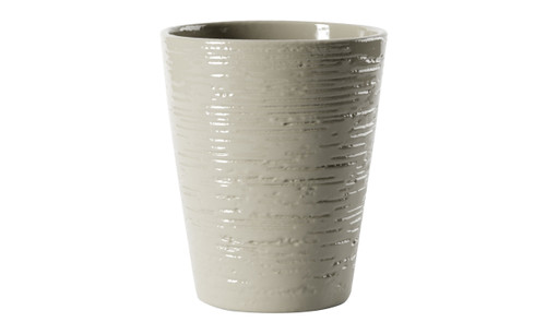 5in Wide Bristol Birch Ceramic Pot - Taupe Stone