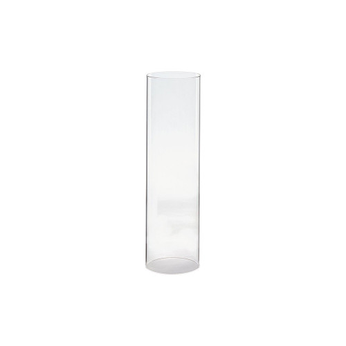 4x14in Tall Glass Sleeve Chimney - Clear
