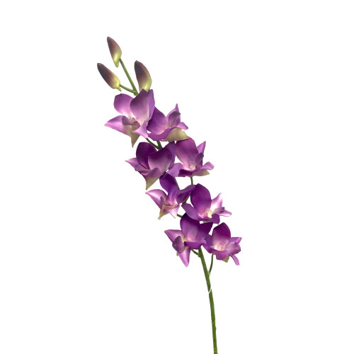 28in Real Touch Dendrobium Spray - Purple