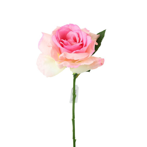 13in Rose Short Stem - Pink
