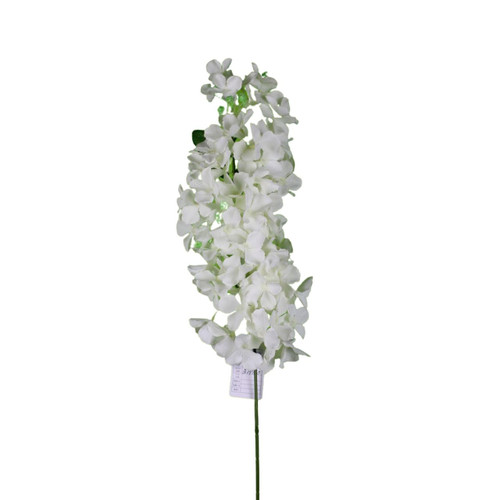 42in Cone Hydrangea Spray - White