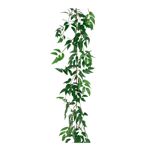 66in Willow Leaf Garland Silk Foliage - Green