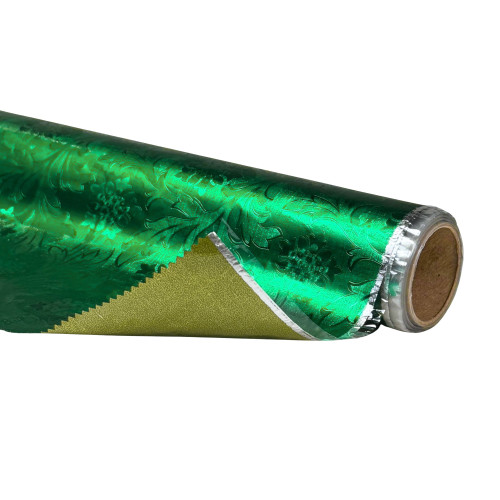 20in Wide Poly Embossed Foil (30ft) - Emerald