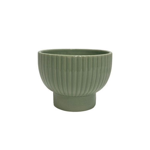 5in Wide Renee Footed Bowl - Sage